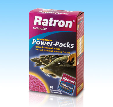 Ratron® Granulat Power-Packs 10 x 40 g Faltschachtel Mäuseköder