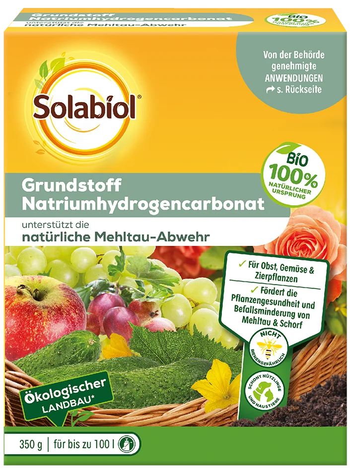 Solabiol Grundstoff Natriumhydrogencarbonat Echter Mehltau Apfelfschorf 350 g