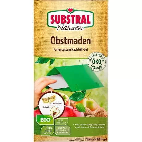 SUBSTRAL® Naturen® Bio Obstmaden Fallensystem Nachfüll-Set