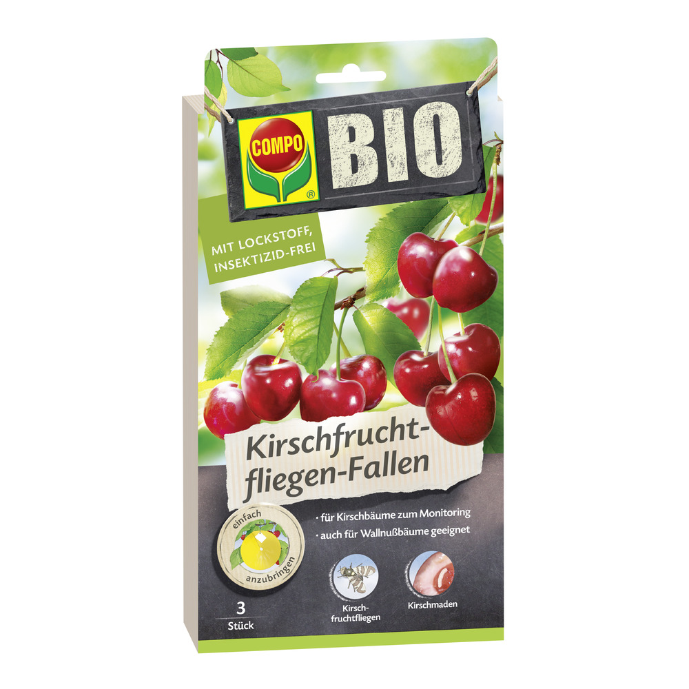 COMPO BIO Kirschfruchtfliegen-Fallen 3 Stk. 