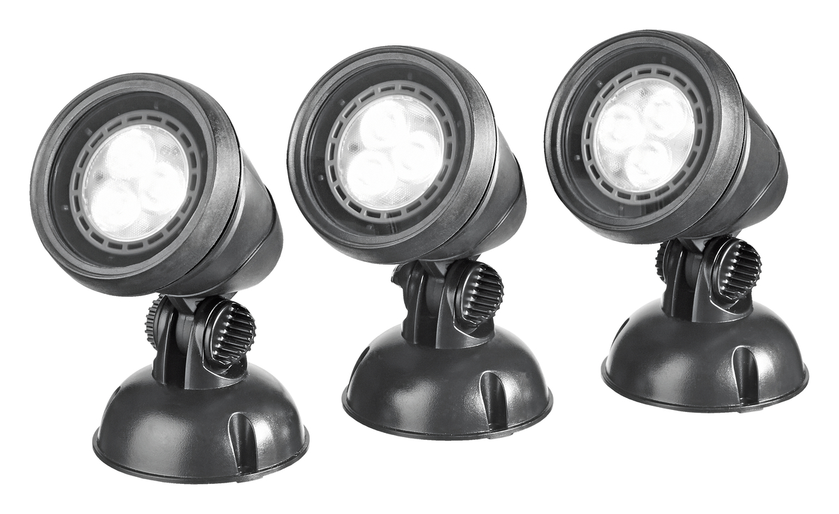 Oase LunAqua Classic LED Set 3 LED Leuchten mit Netzteil