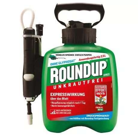 Roundup® EXPRESS Unkrautfrei Drucksprühsystem 2,5 Liter 