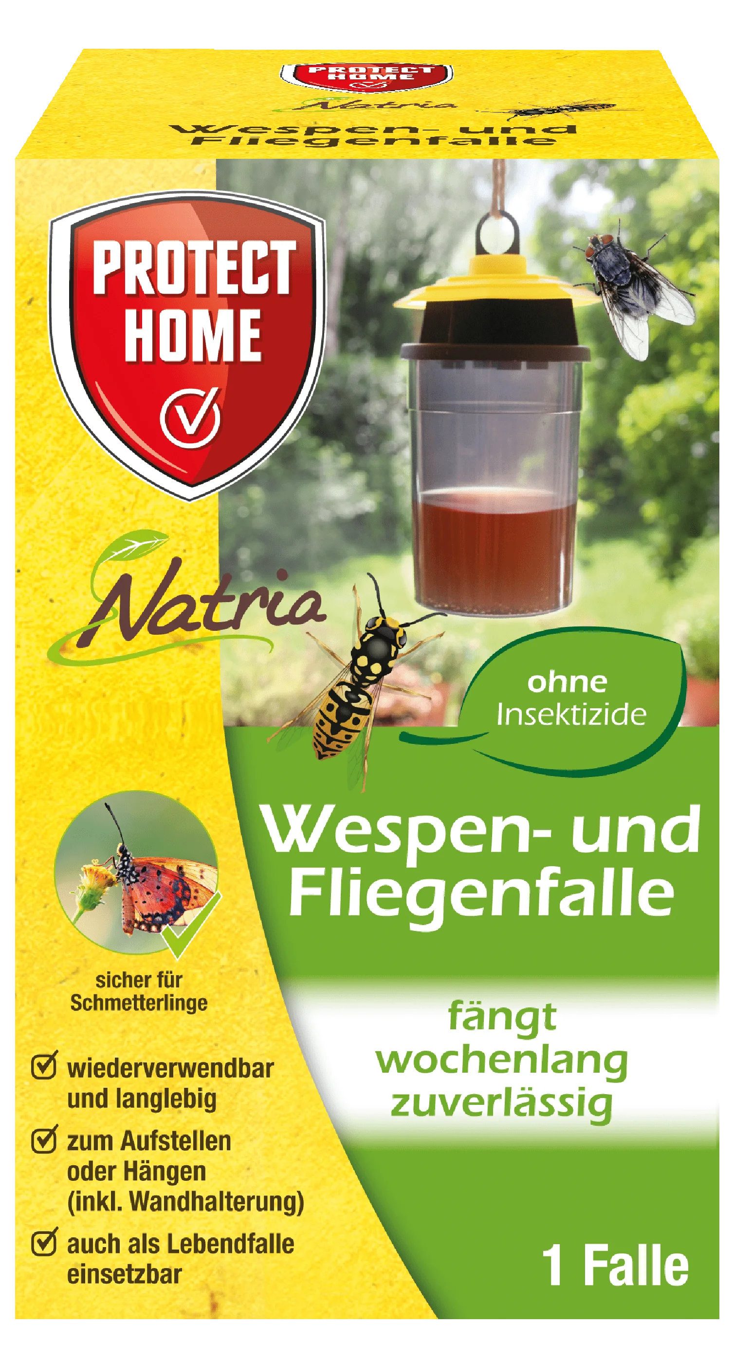 Protect Home Natria Wespen- und Fliegenfalle 1 Falle