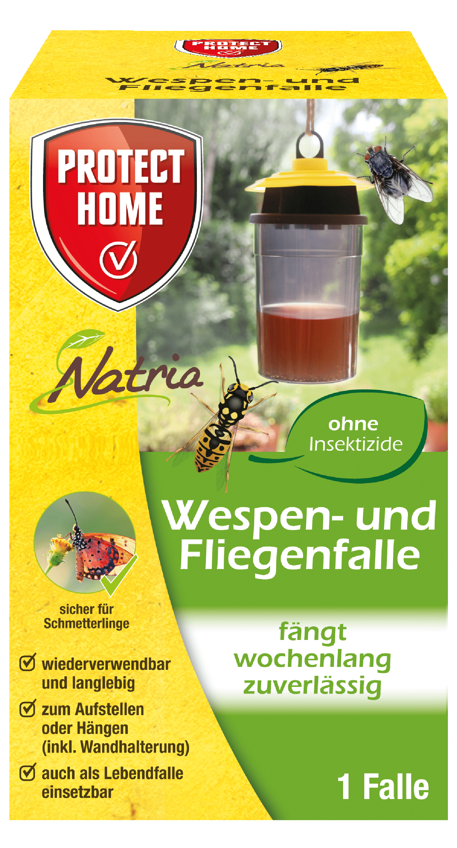 Protect Home Natria Wespen- und Fliegenfalle 1 Falle