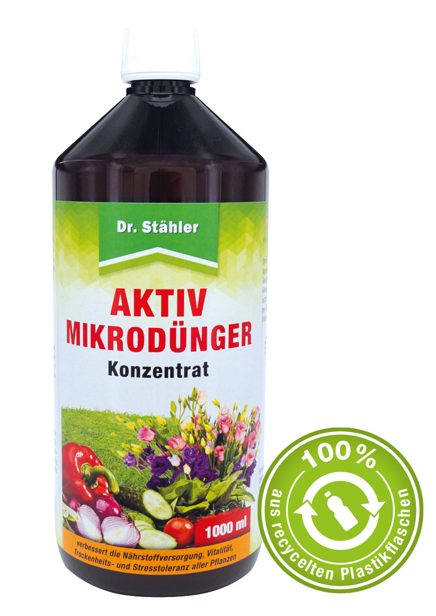Dr.Stähler Aktiv Mikrodünger Konzentra Organischer NK-Dünger flüssig (3,0 – 7,93) 1000 ml 