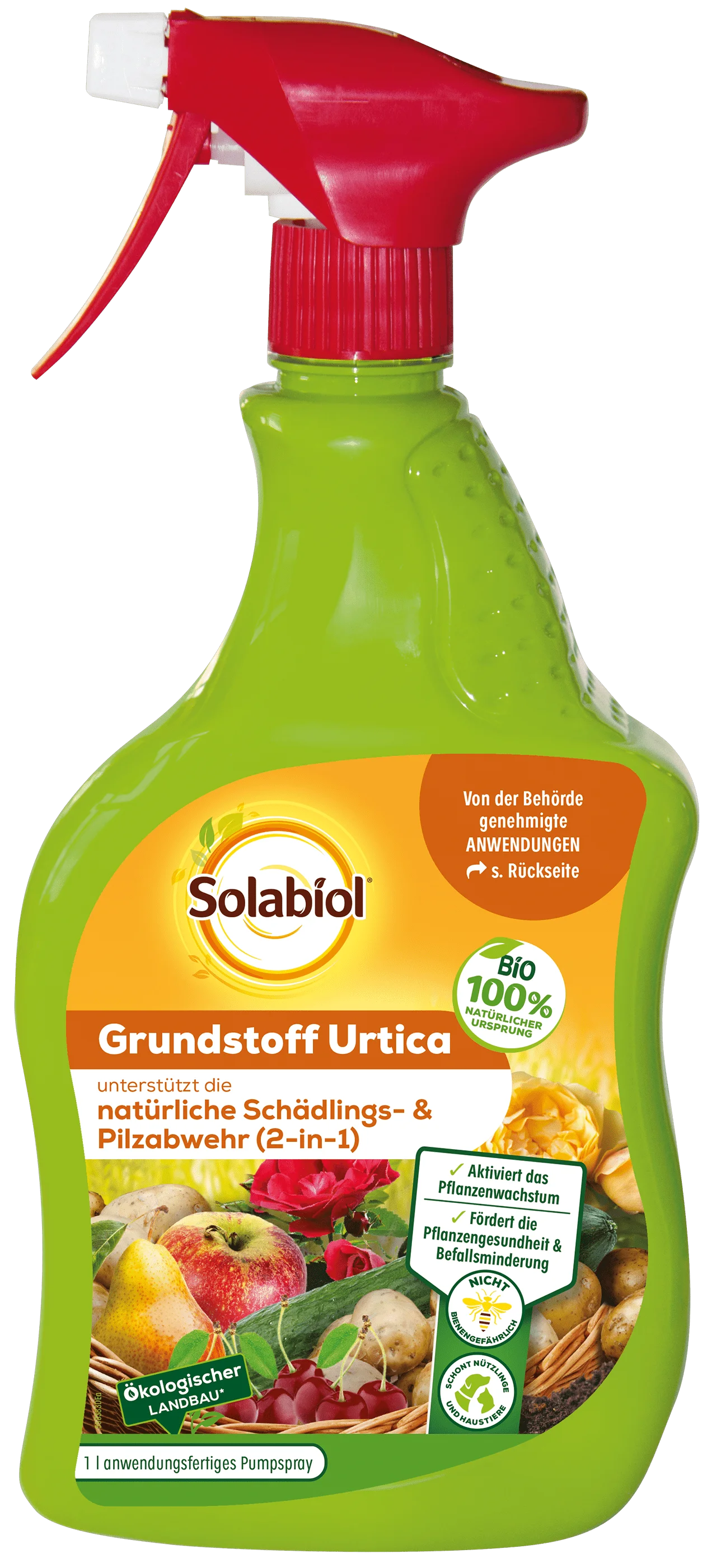 Solabiol Grundstoff Urtica Spray 100 % natürlicher Inhaltsstoff 1 L