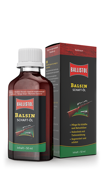 Ballistol BALSIN Schaft-Öl rotbraun